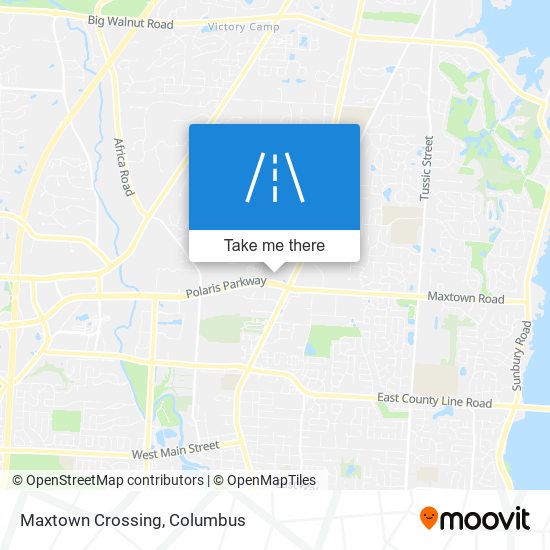 Maxtown Crossing map