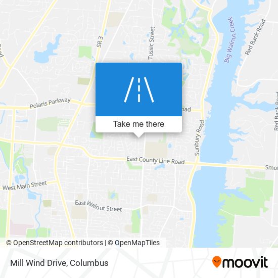 Mill Wind Drive map