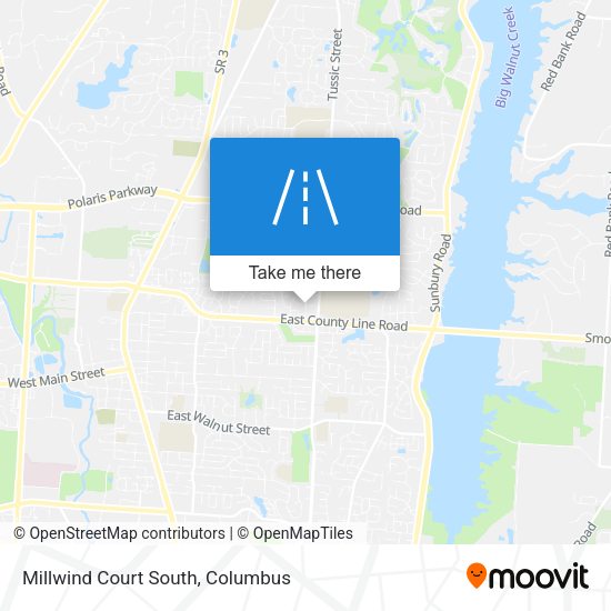 Millwind Court South map