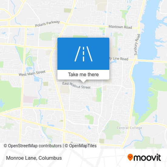 Mapa de Monroe Lane