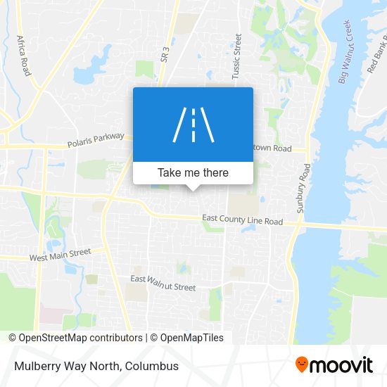 Mapa de Mulberry Way North