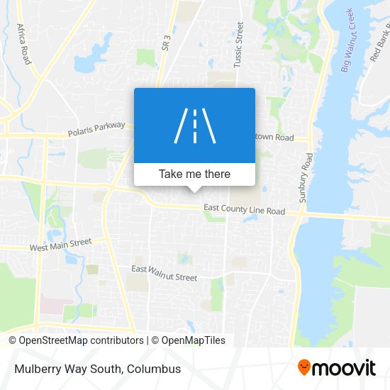 Mulberry Way South map