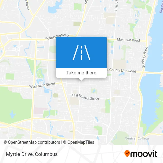 Myrtle Drive map