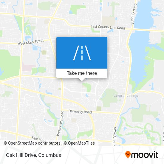 Mapa de Oak Hill Drive
