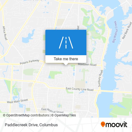 Paddlecreek Drive map