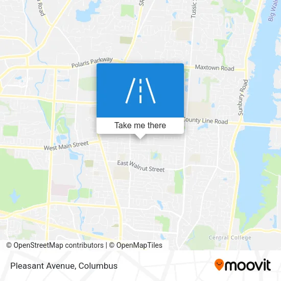 Pleasant Avenue map
