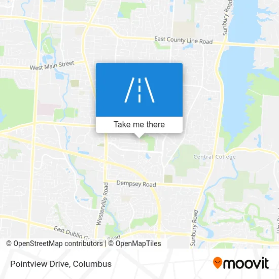 Pointview Drive map