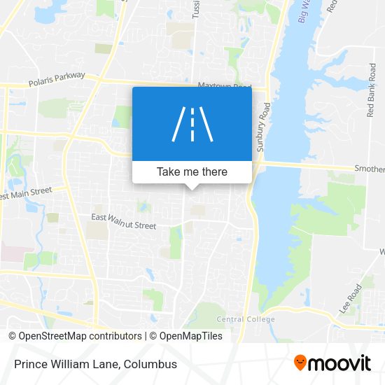 Mapa de Prince William Lane