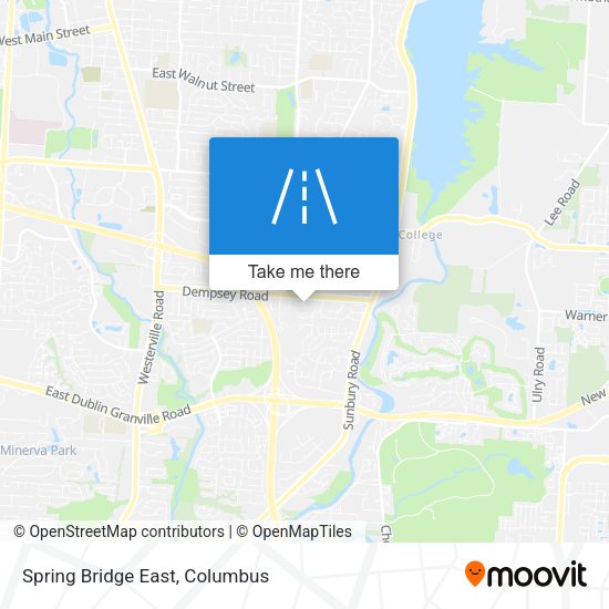 Spring Bridge East map