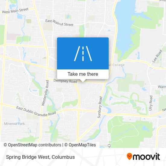 Spring Bridge West map