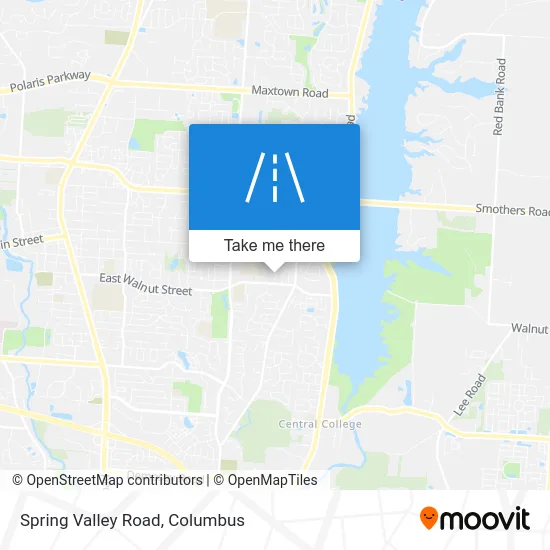 Spring Valley Road map
