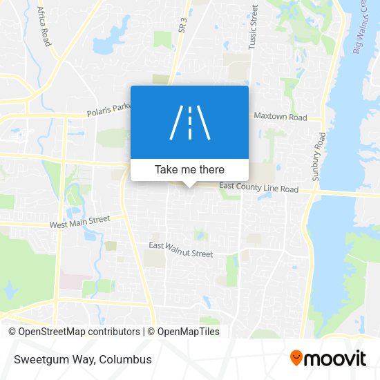 Sweetgum Way map