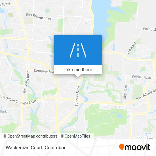 Wackeman Court map