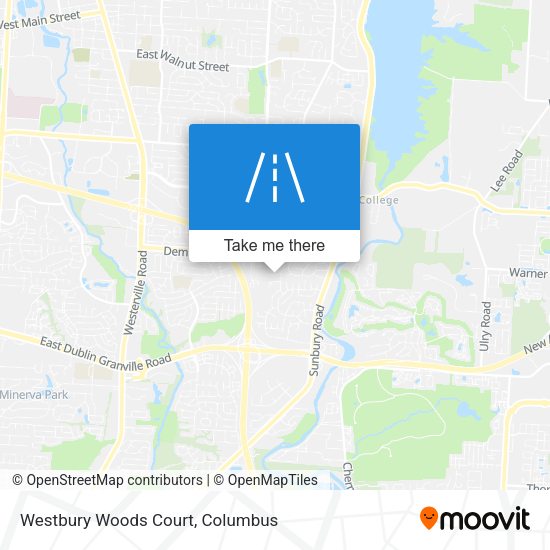Westbury Woods Court map
