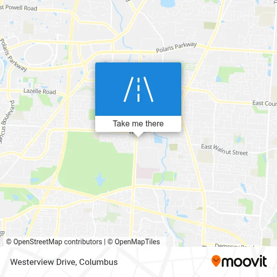 Westerview Drive map