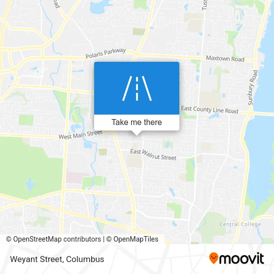 Weyant Street map