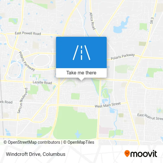 Windcroft Drive map