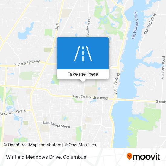 Winfield Meadows Drive map