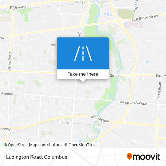 Ludington Road map