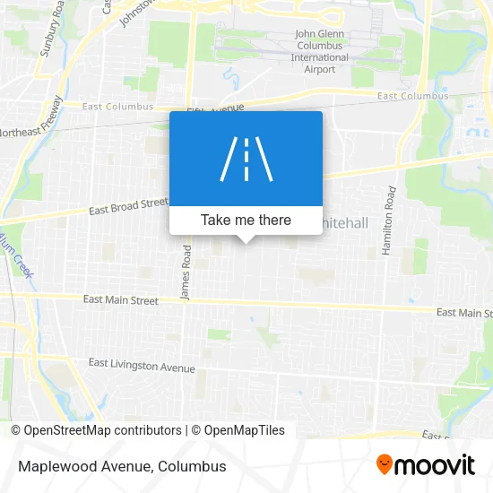 Maplewood Avenue map