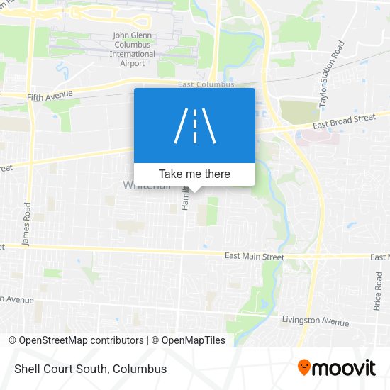 Mapa de Shell Court South