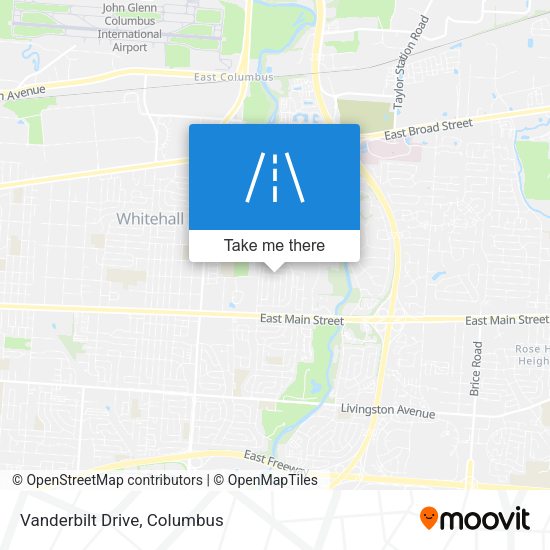 Mapa de Vanderbilt Drive