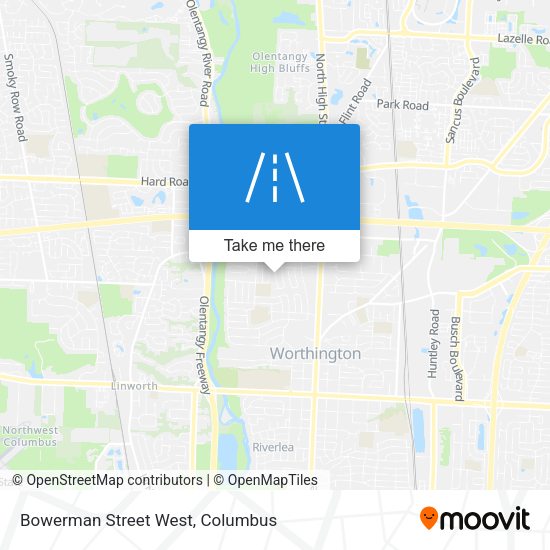 Bowerman Street West map