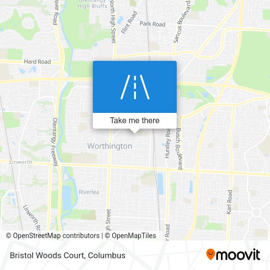 Mapa de Bristol Woods Court