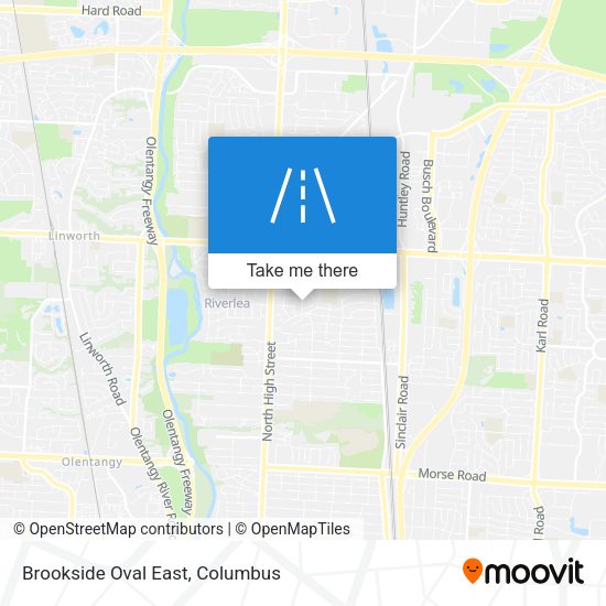 Brookside Oval East map