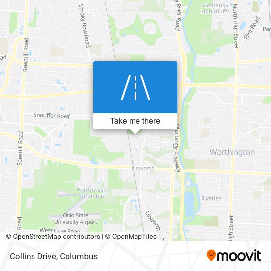 Mapa de Collins Drive