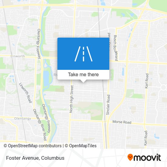 Mapa de Foster Avenue