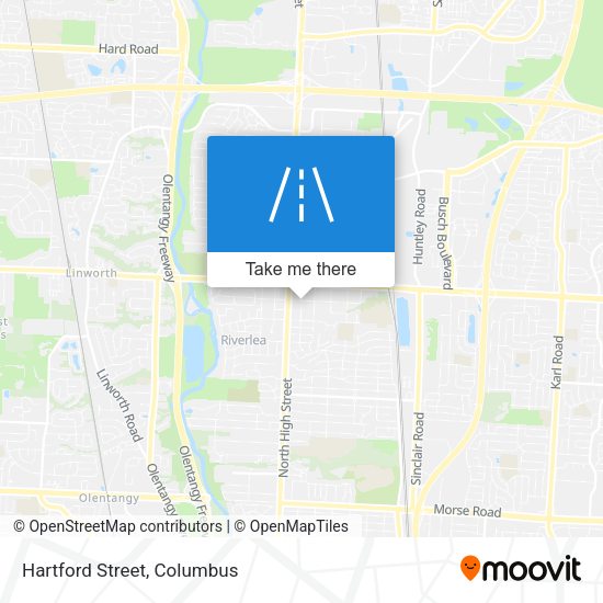 Mapa de Hartford Street