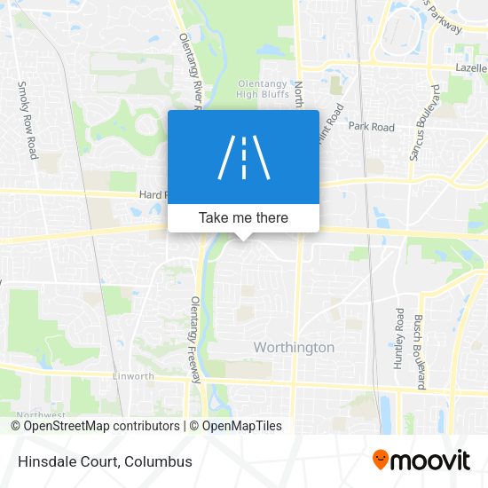 Mapa de Hinsdale Court