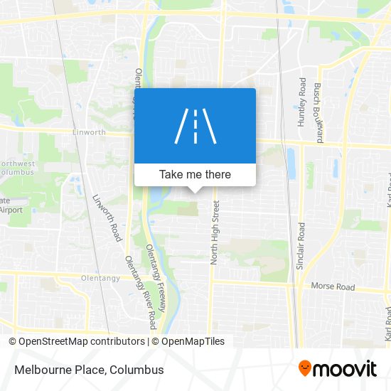 Melbourne Place map