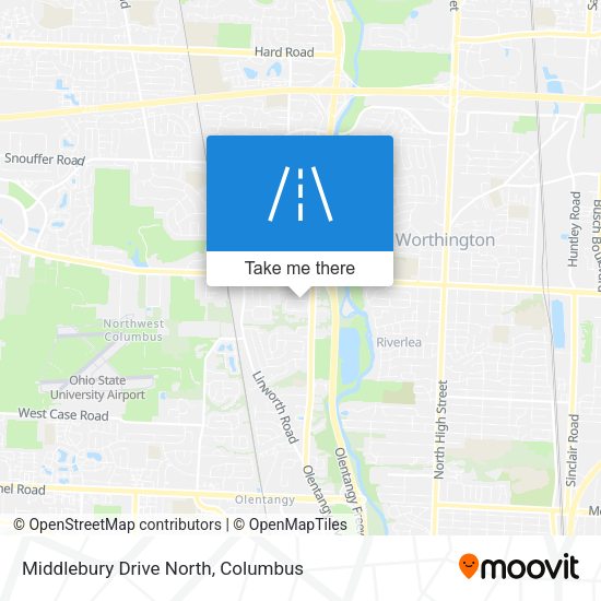 Middlebury Drive North map