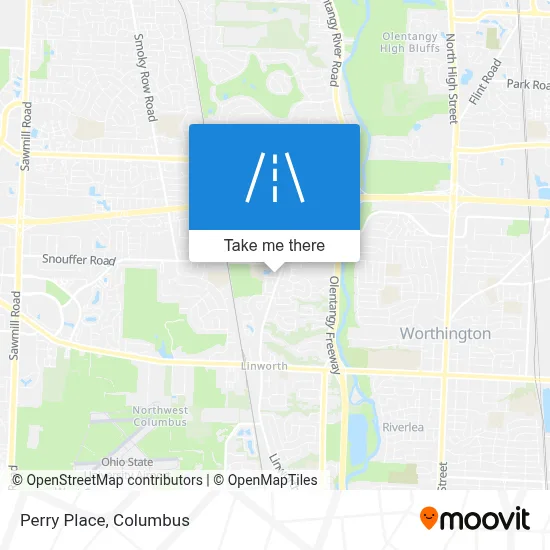 Perry Place map