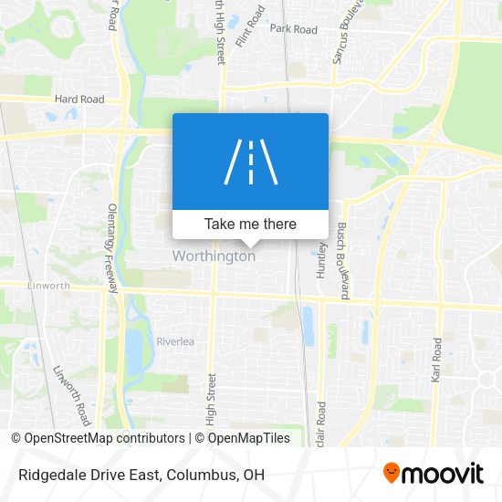 Ridgedale Drive East map