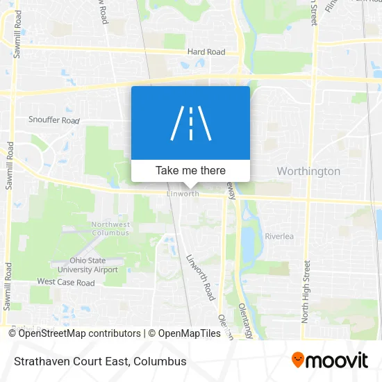 Strathaven Court East map