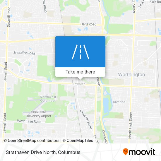 Strathaven Drive North map