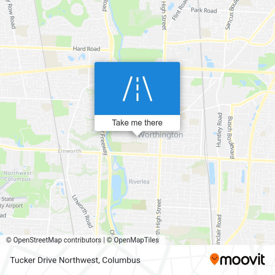 Tucker Drive Northwest map