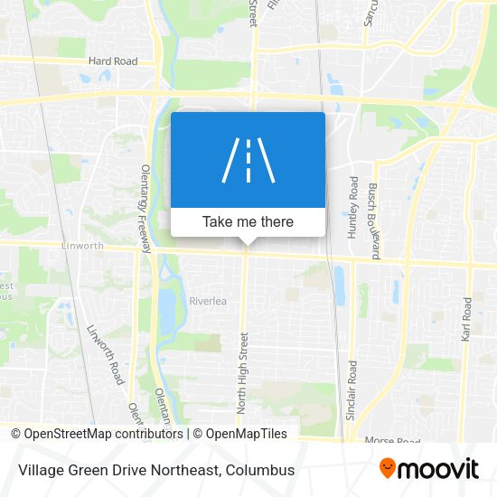 Village Green Drive Northeast map