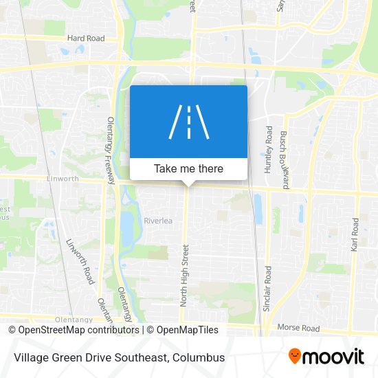 Mapa de Village Green Drive Southeast