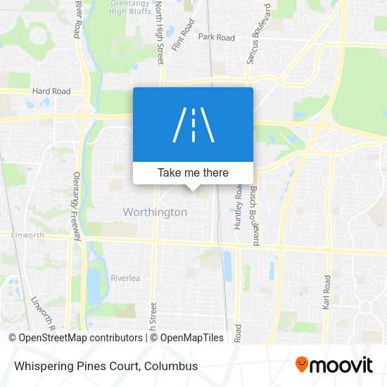 Whispering Pines Court map