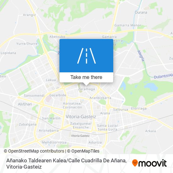 Añanako Taldearen Kalea / Calle Cuadrilla De Añana map