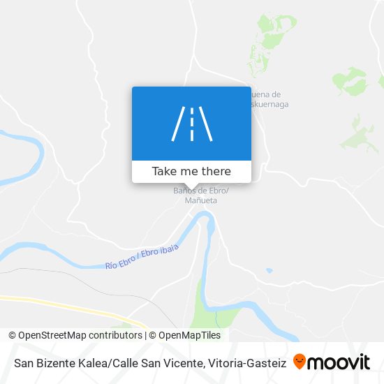 San Bizente Kalea / Calle San Vicente map