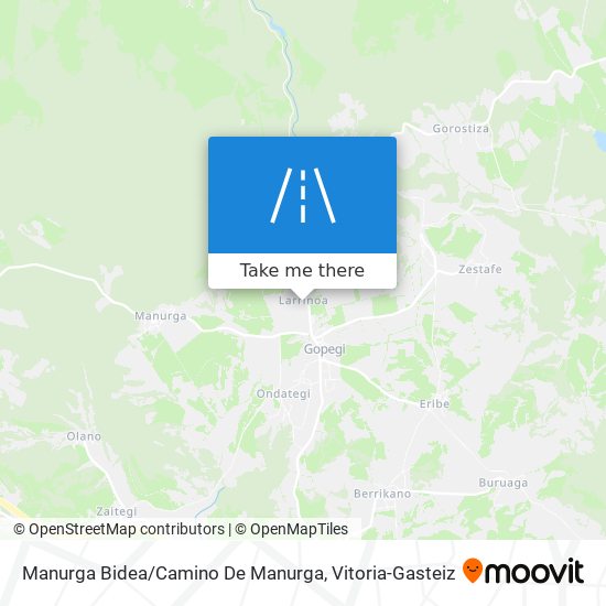 Manurga Bidea / Camino De Manurga map