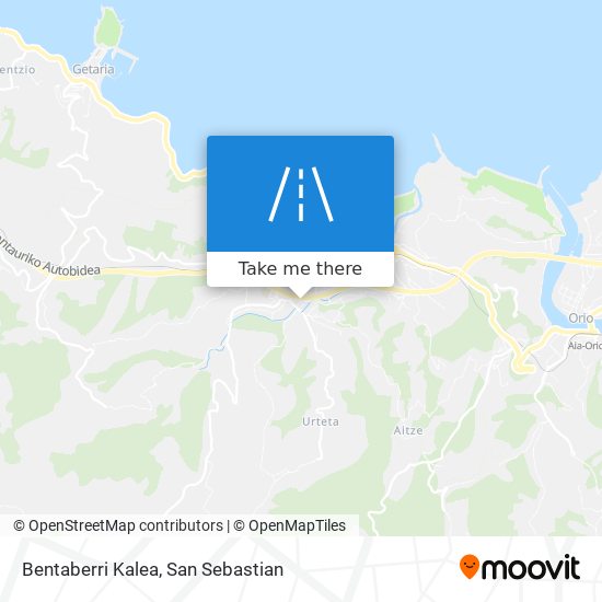 Bentaberri Kalea map