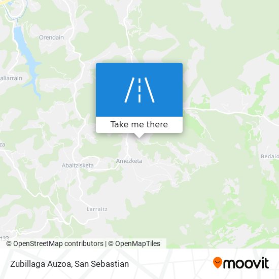 mapa Zubillaga Auzoa