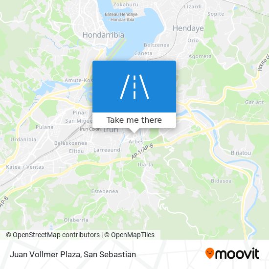 mapa Juan Vollmer Plaza