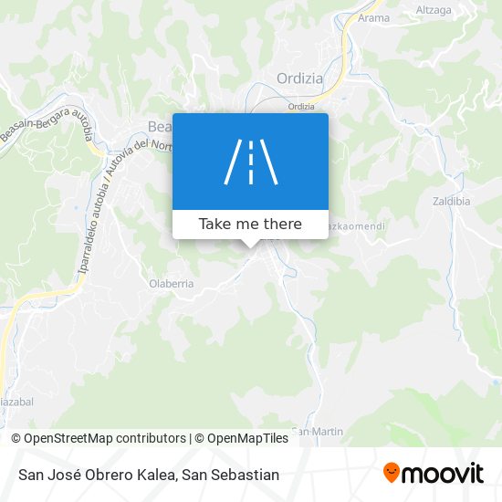 San José Obrero Kalea map